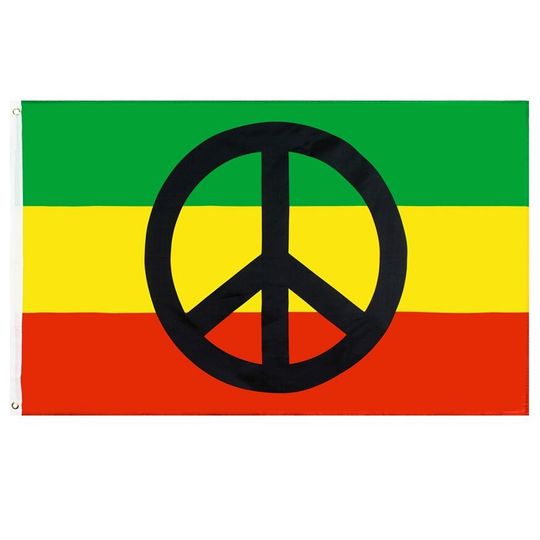 Rasta vlajka Peace II150x90