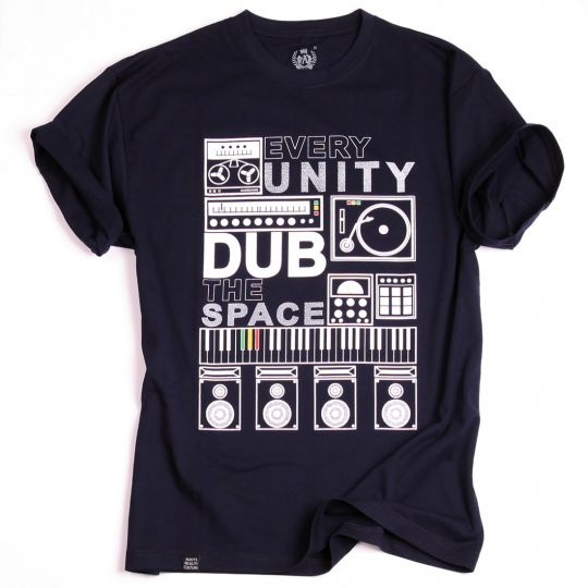 Tričko Every Unity Dub The Space - granátová