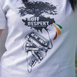 Dámske tričko bielej - Nuff Rspct Cassette Tree