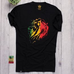 Tričko Rasta Jah Lion | čierne
