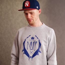 Mikina Nuff wear - Classic fit - gray