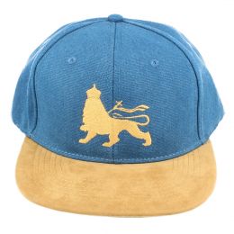  Snapback Lion of Judah |  Blue & Camel