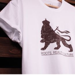 Tričko Lion of Judah Roots Reality Culture | Biele