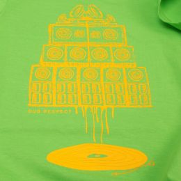 Detské tričko | Vinyl & Sound System - zelene