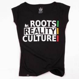 Dámske tričko Roots Reality Culture | čierna