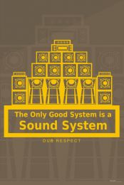 Plagát The Only Good System is a Sound System - P201603