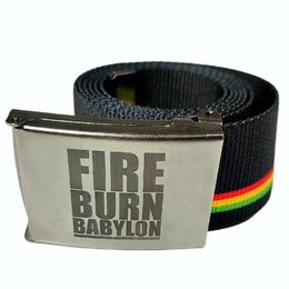 Opasok - Fire Burn Babylon rasta stripe